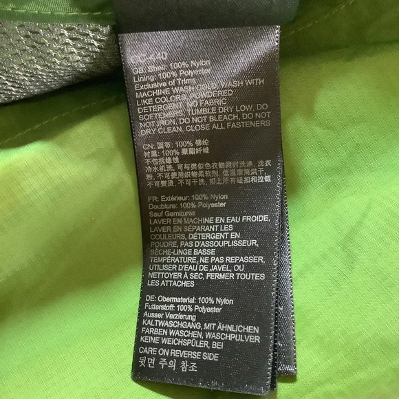 Marmot Men’s Precip Green Jacket Hooded Windbreaker Size XL Style #H41200 - Picture 9 of 14